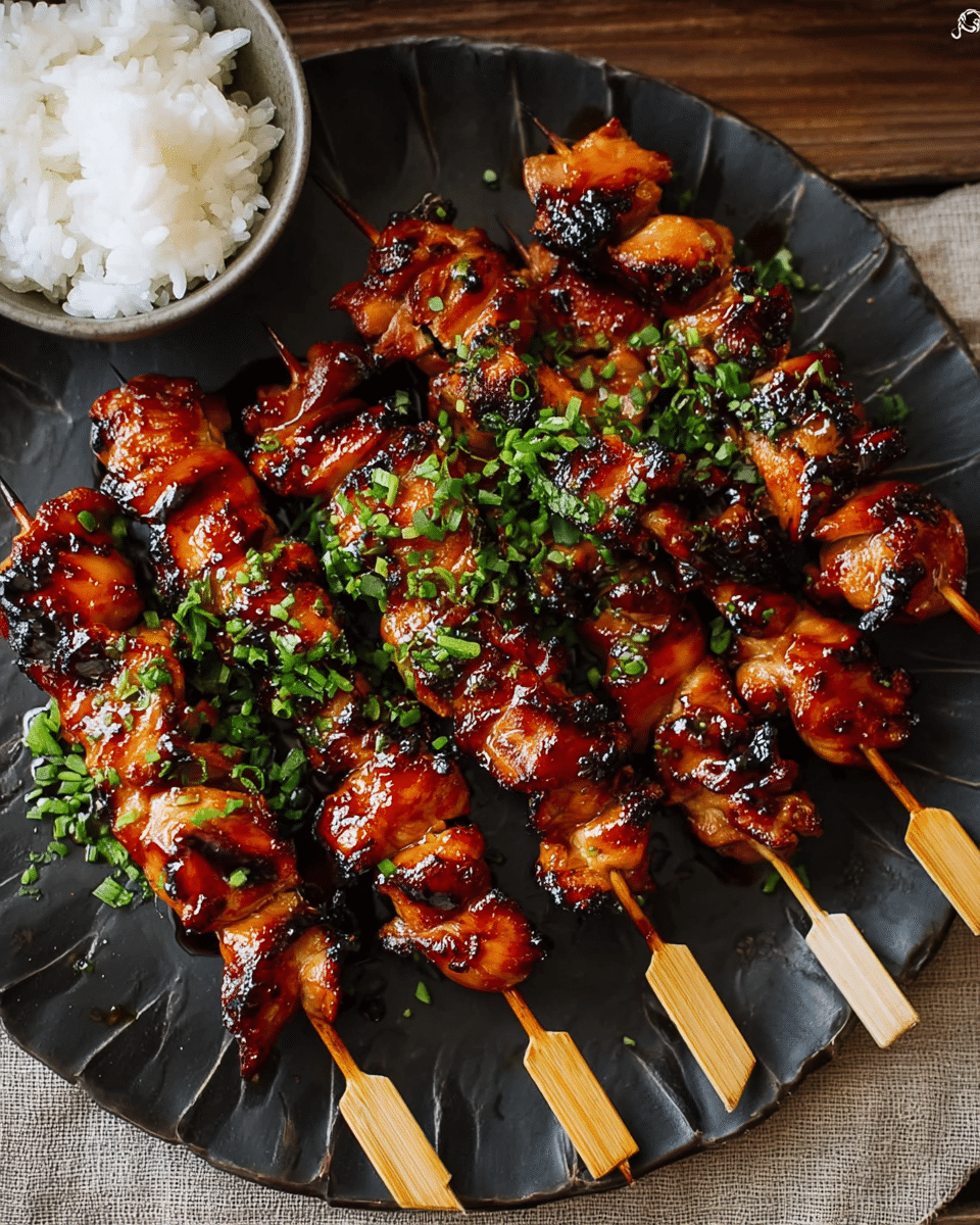 Teriyaki Chicken on a Stick