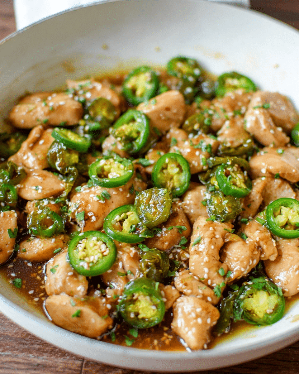 Asian Jalapeno Chicken