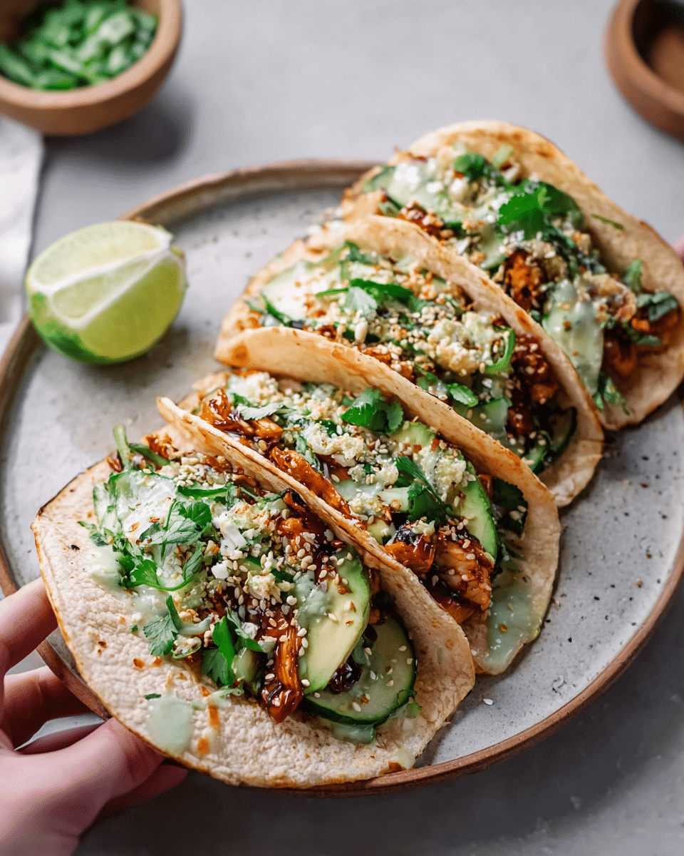 Teriyaki Chicken Tacos