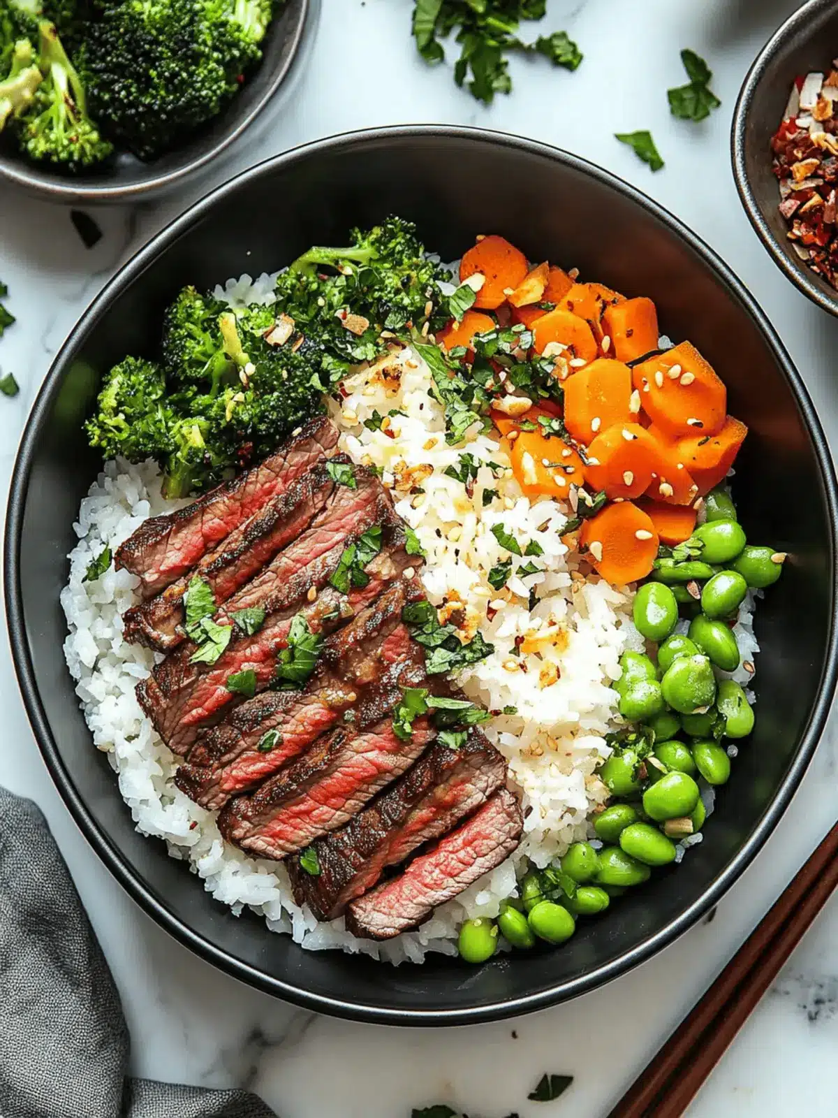 Steak Rice Bowls