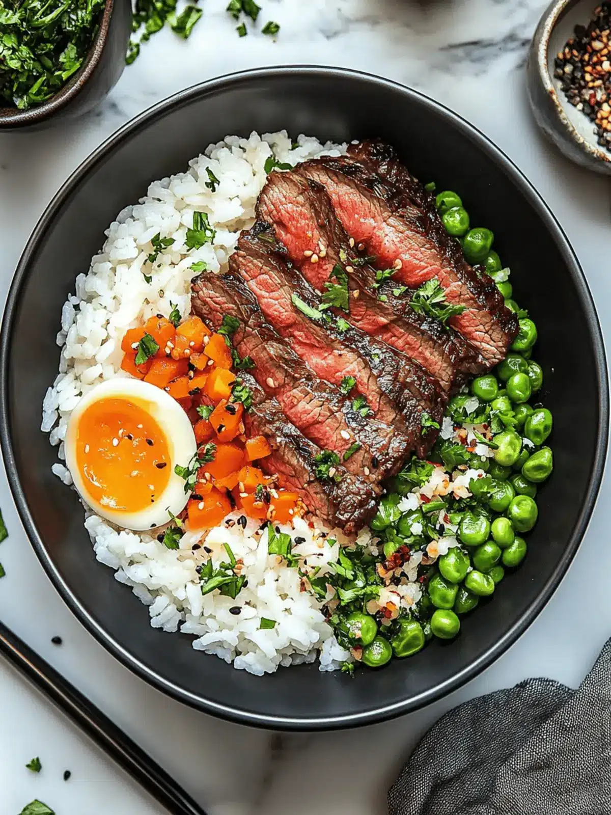 Steak Rice Bowls
