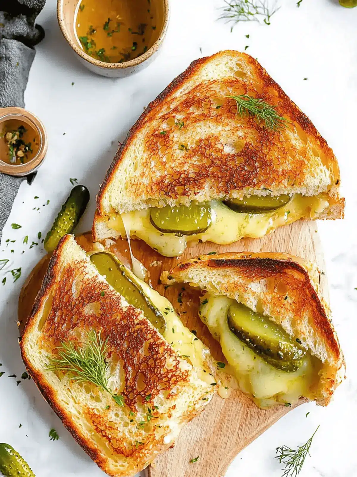 Ultimate Pickle Grilled Cheese: A Tangy Comfort Food Delight