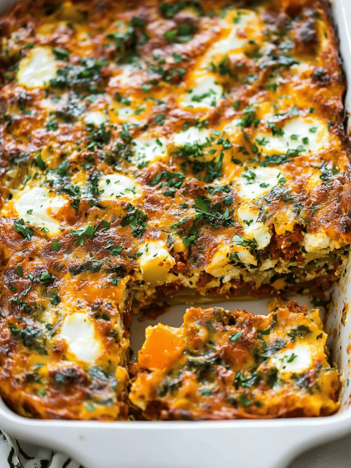 Chorizo & Potato Egg Casserole