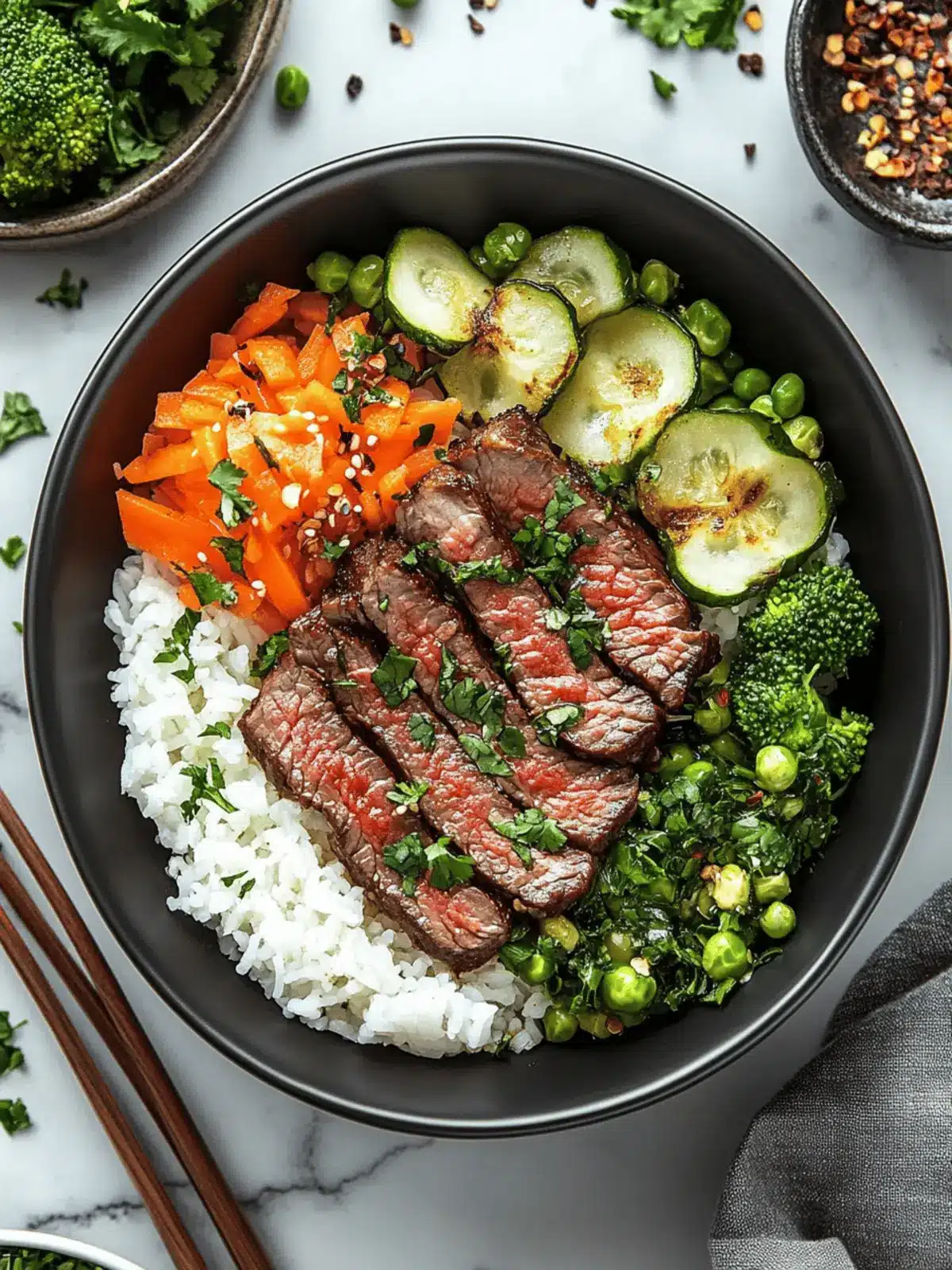 Steak Rice Bowls