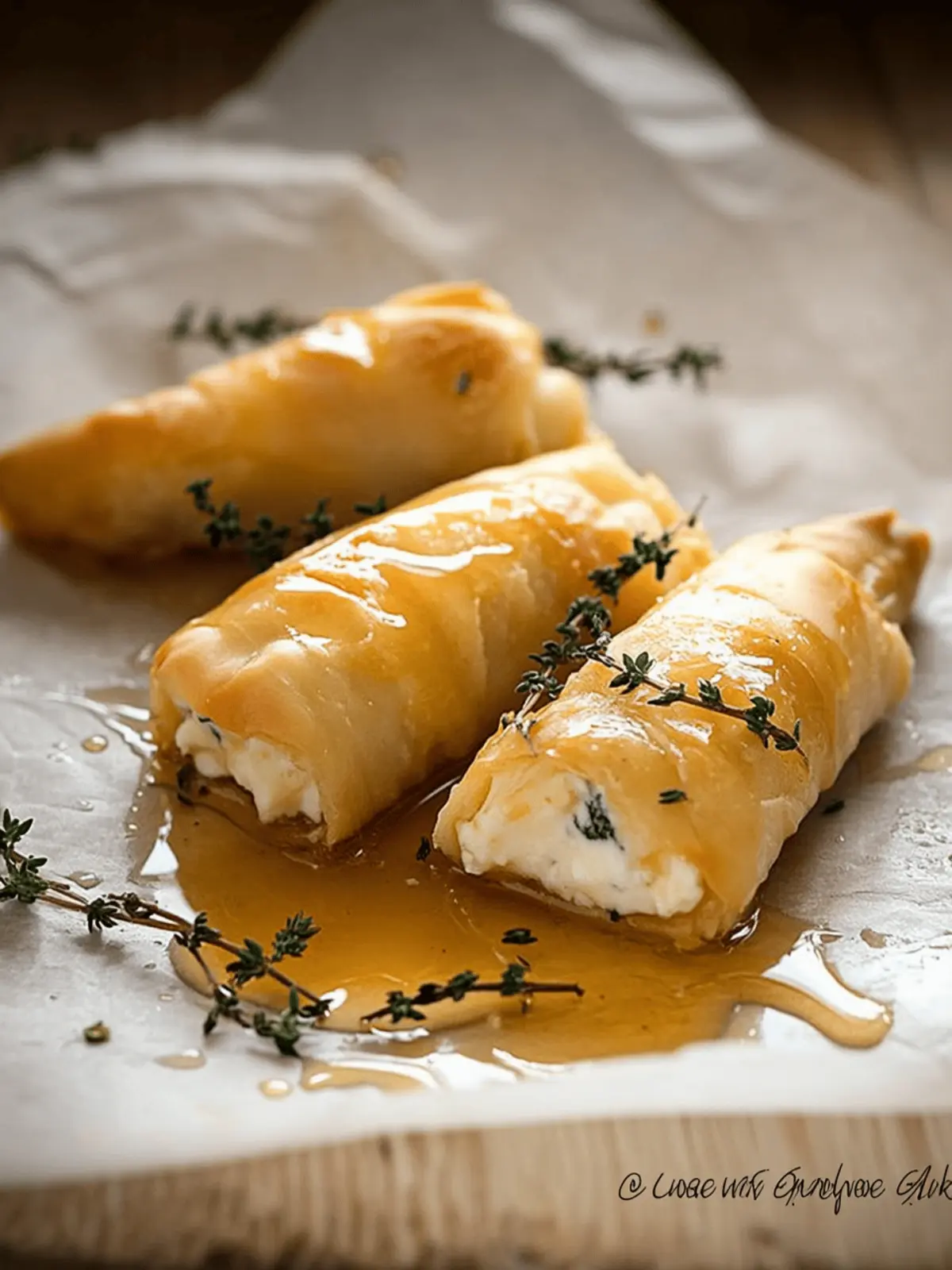 Baked Goat Cheese Rolls with Honey and Thyme for Irresistible Flavor 2 Baked Goats Cheese Rolls with Honey and Thyme