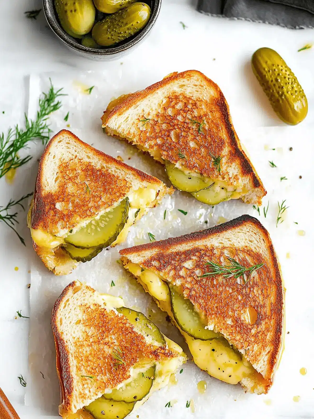 Pickle Grilled Cheese