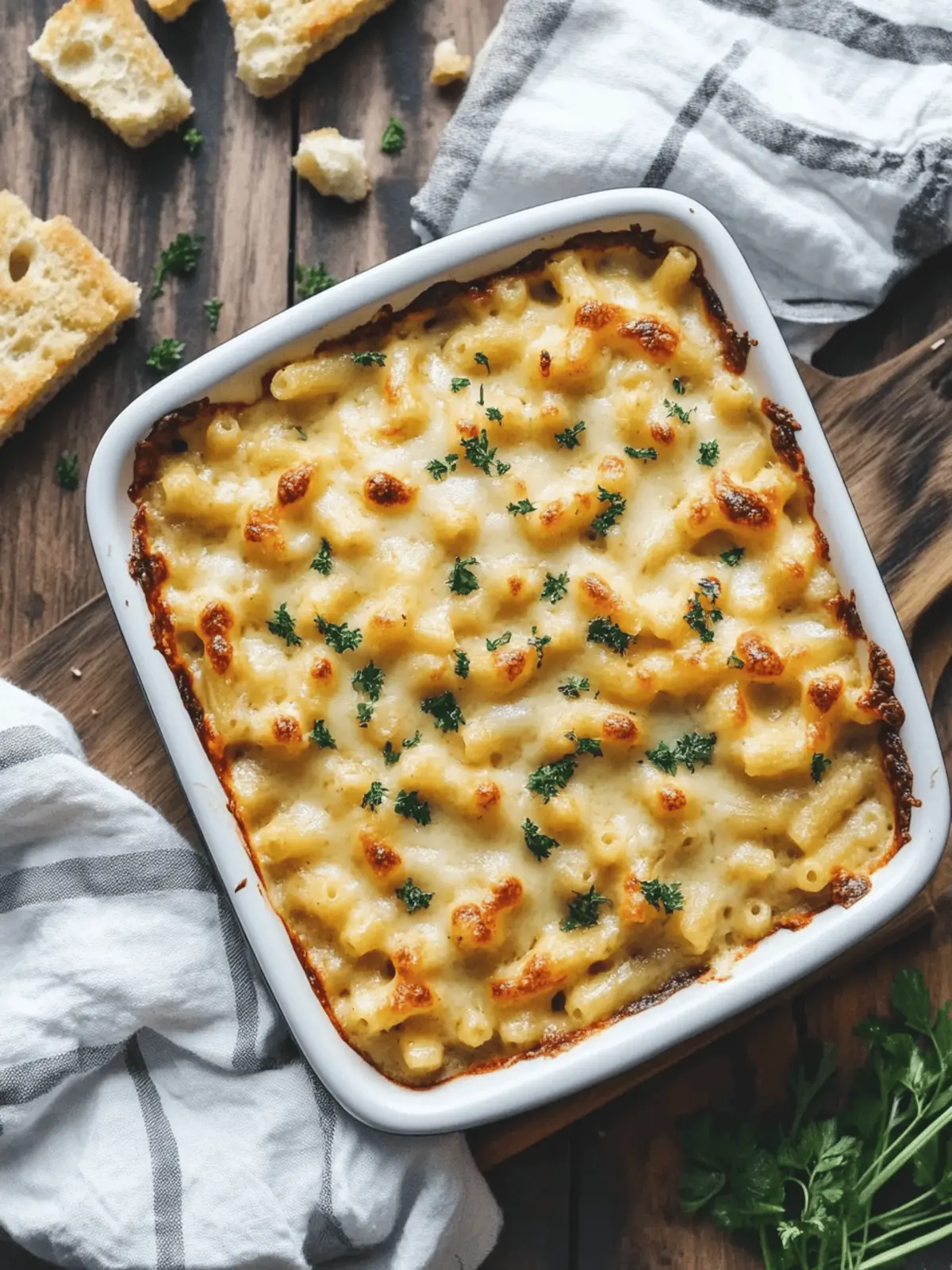 Creamy French Onion Mac and Cheese