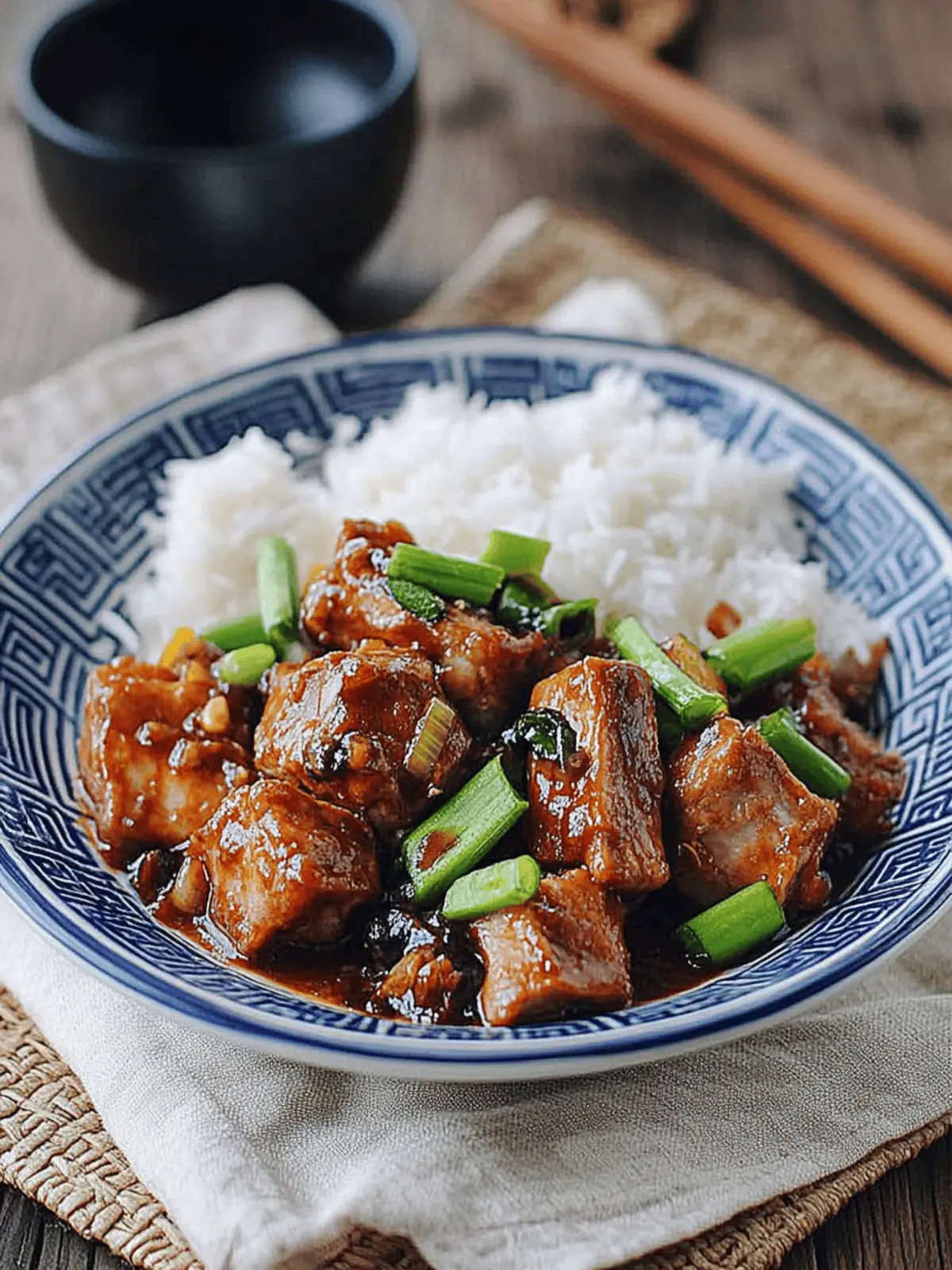 Pork Ribs with Black Bean Sauce
