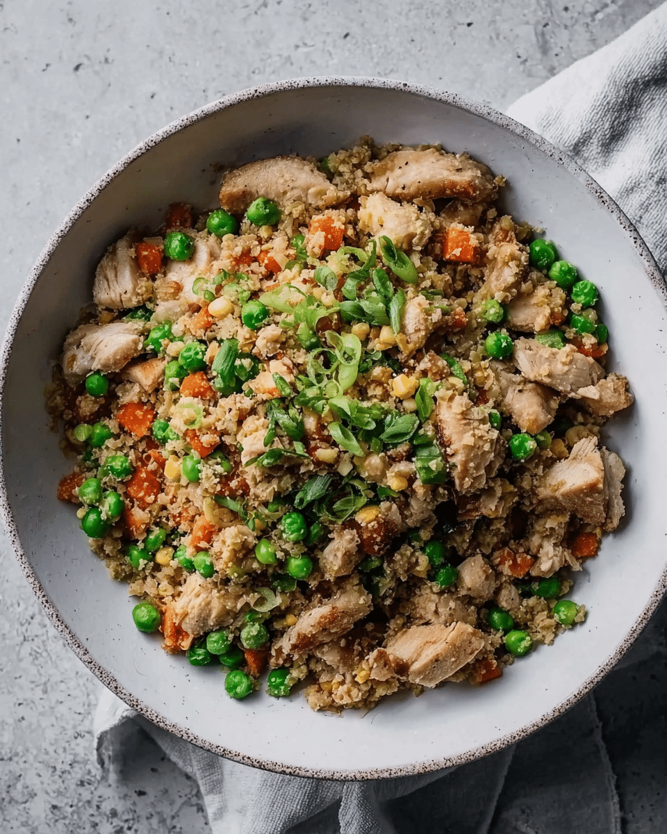 Cauliflower Fried Rice with Chicken