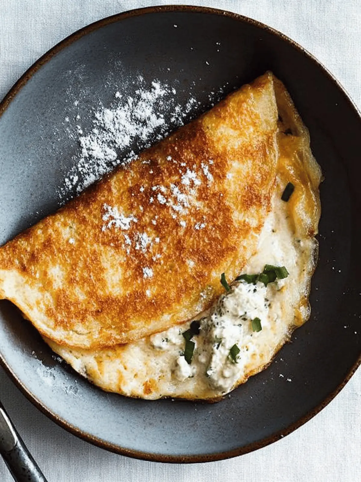 Fluffy Puffed Cheese Omelette Recipe for a Breakfast Boost