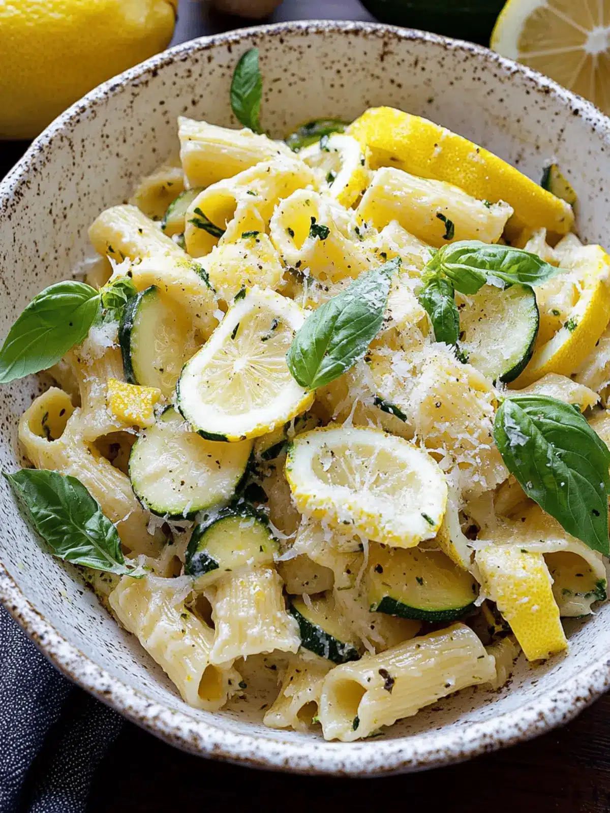 Lemon Ricotta Zucchini Pasta