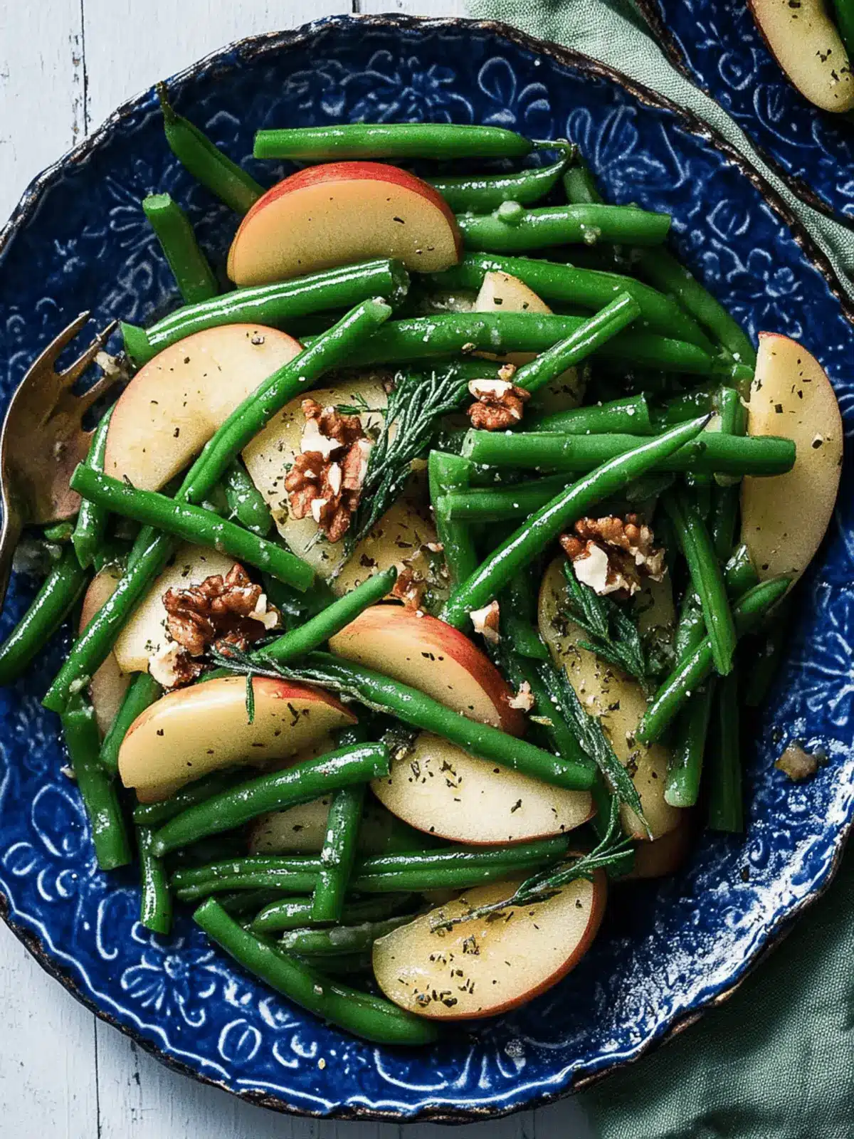 Green Beans with Apples and Sage Butter for Cozy Holiday Vibes 5 Green Beans with Apples and Sage Butter