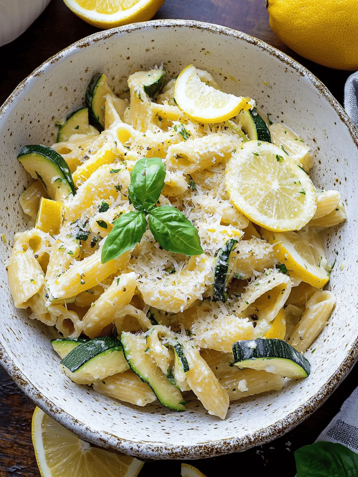 Lemon Ricotta Zucchini Pasta