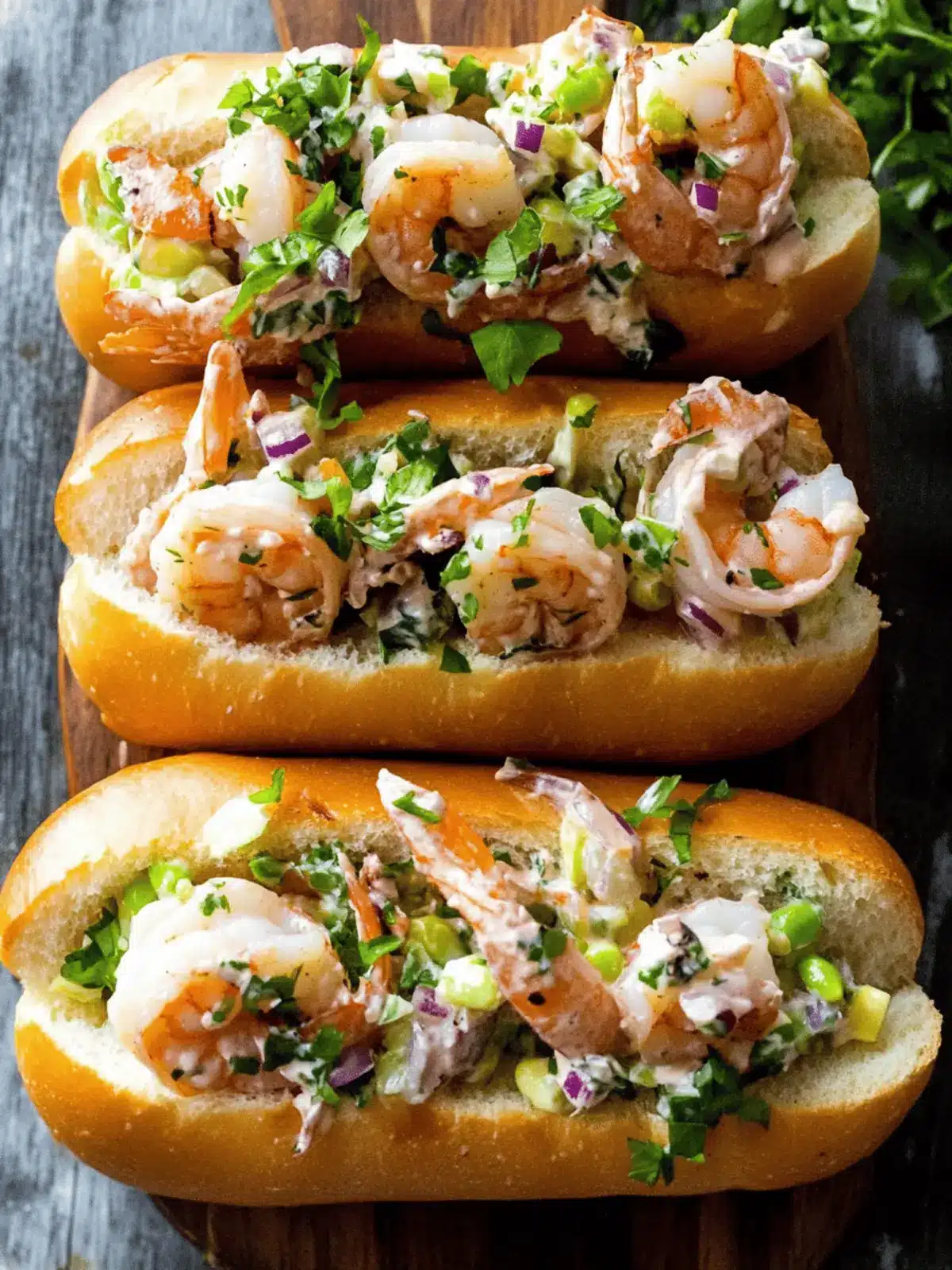 Irresistibly Creamy Grilled Shrimp Rolls on Brioche Buns 5 Grilled Shrimp Rolls on Brioche Buns