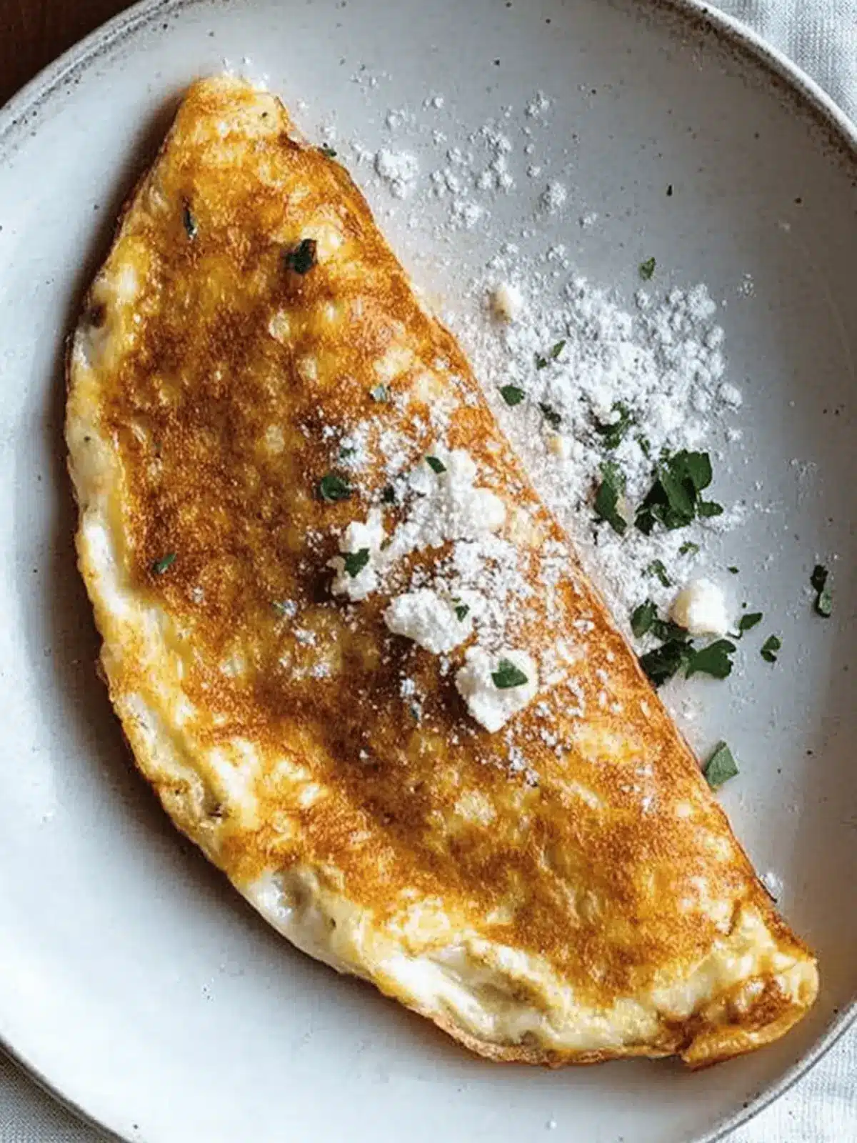 Puffed Cheese Omelette