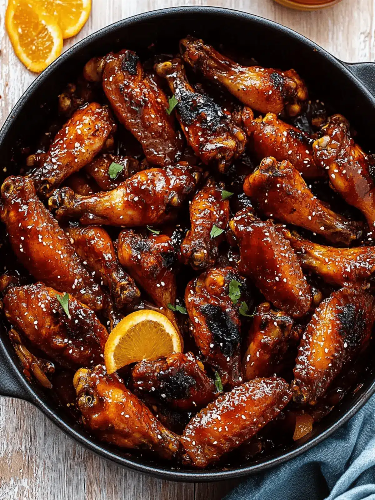 Spicy Orange Chicken Wings