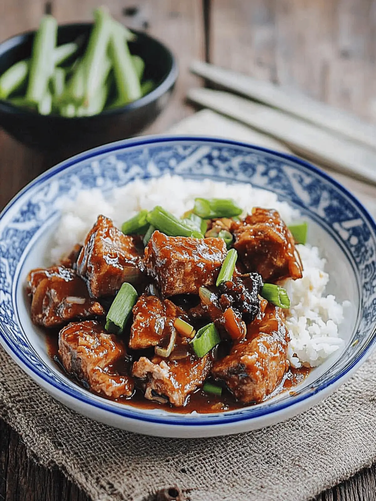 Pork Ribs with Black Bean Sauce