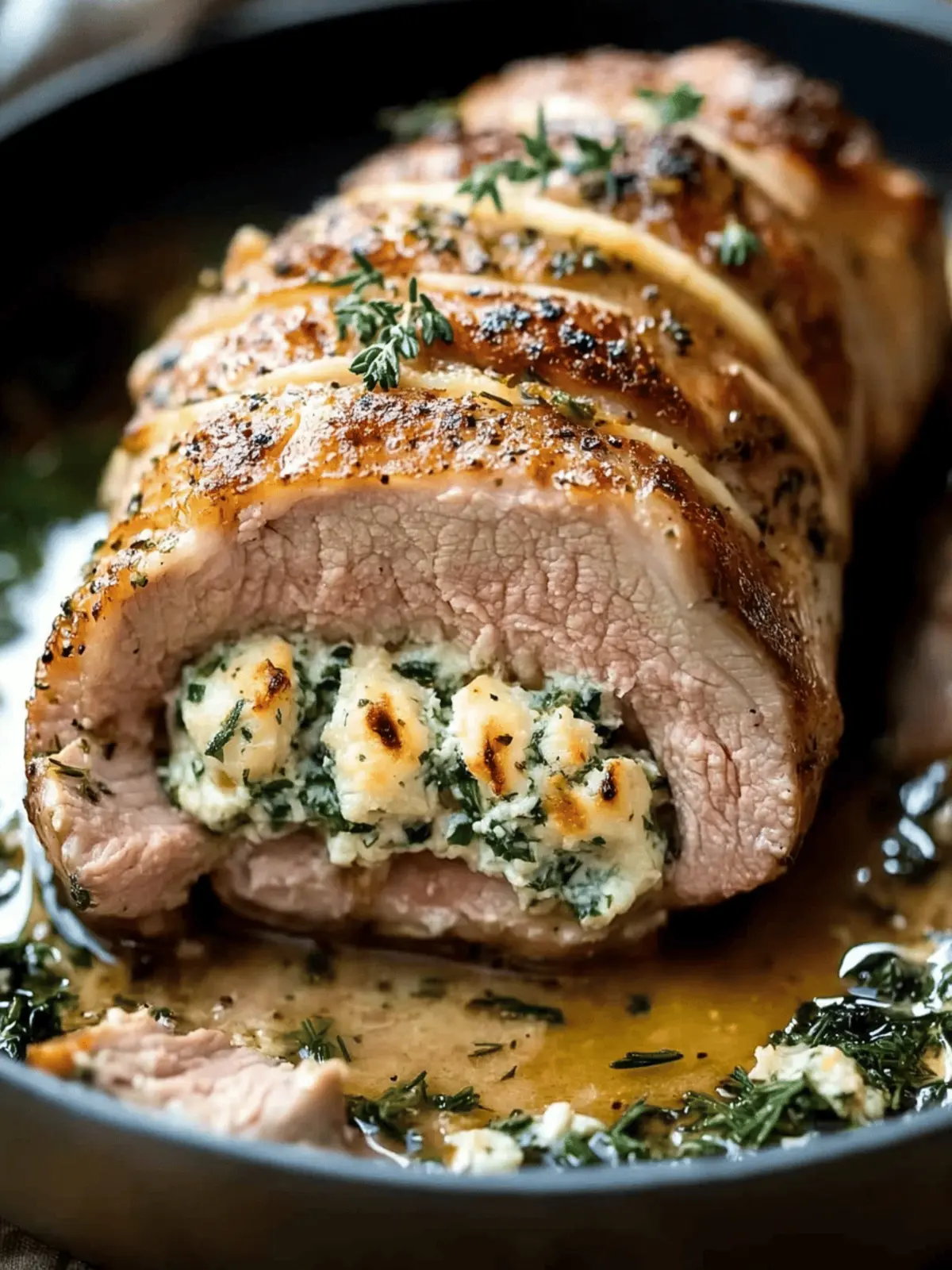 Goat Cheese Stuffed Pork Tenderloin: Elevate Your Dinner Game