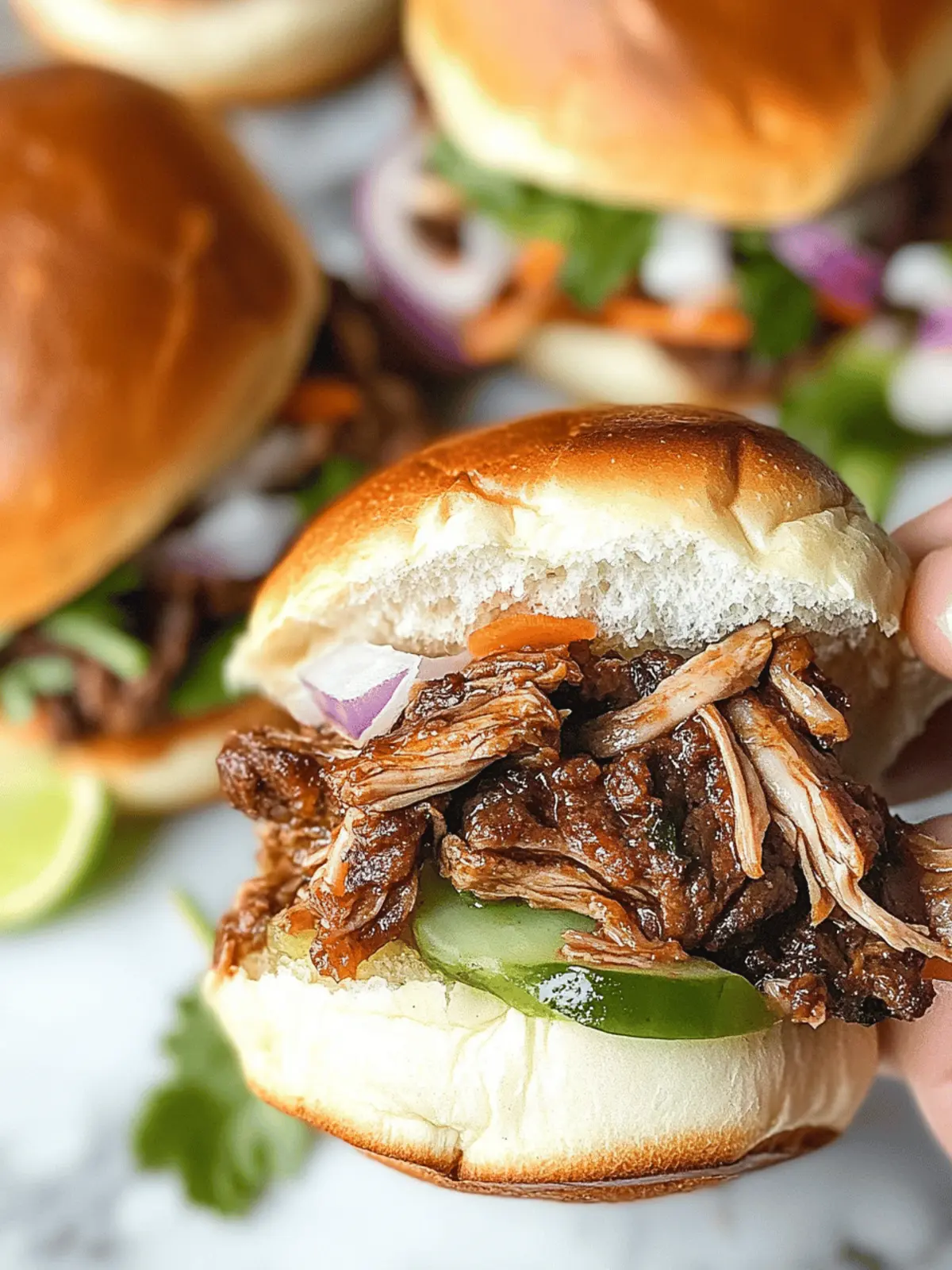 Irresistible Beef Birria Sliders with Cheese and Zesty Toppings
