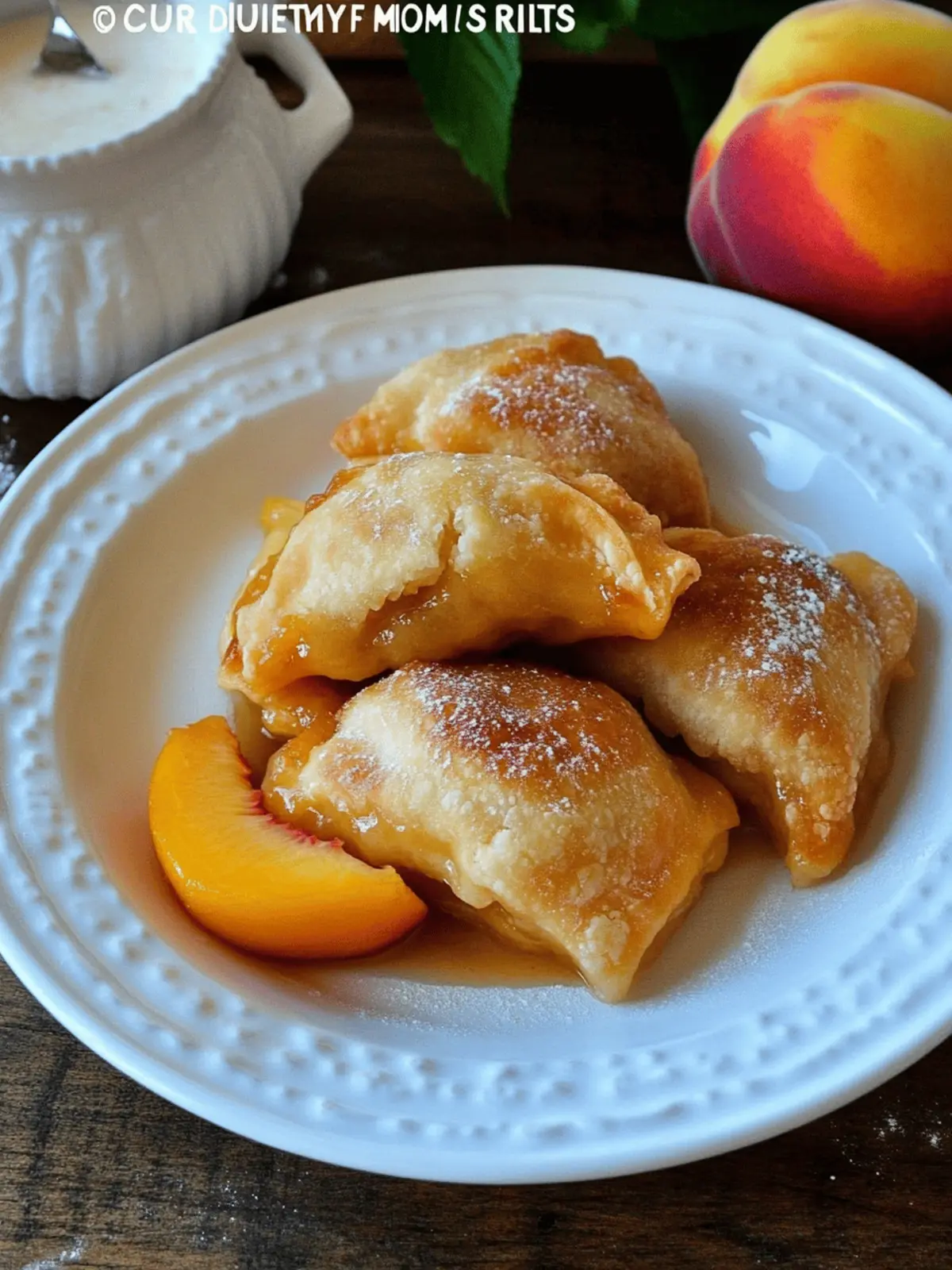 Quick & Easy Peach Dumplings