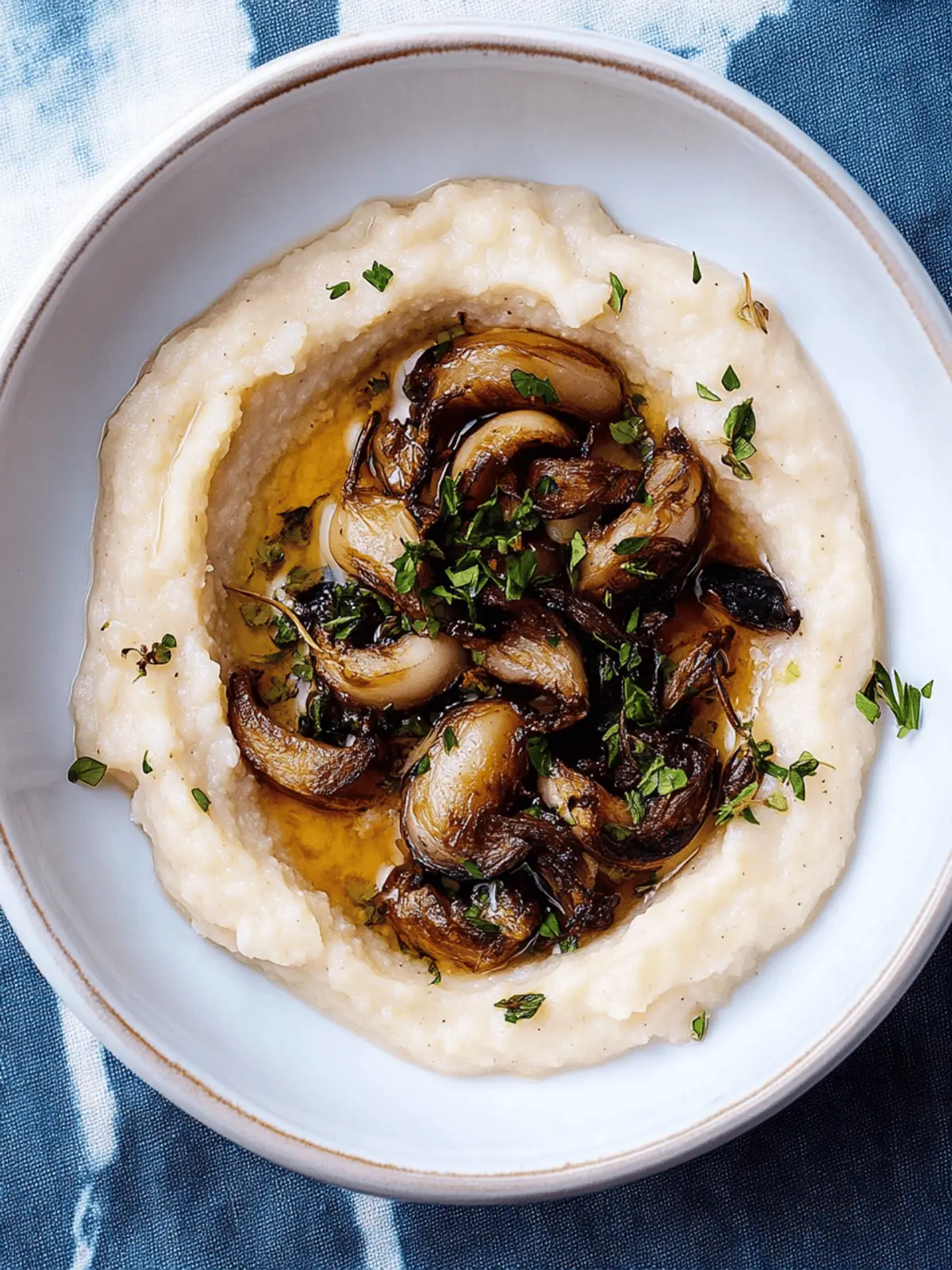 Creamy White Bean Purée with Crispy Leeks Magic 3 White Bean Purée