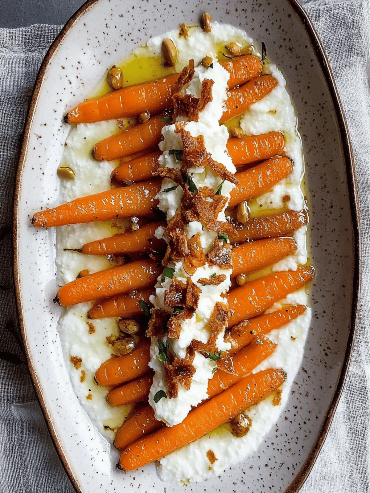 Maple Mustard Carrots With Whipped Goat Cheese - Dash of Mandi