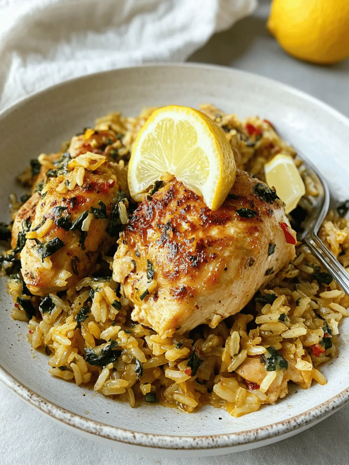 One Pan Greek Lemon Chicken and Rice Skillet for Busy Nights 2 One Pan Greek Lemon Chicken and Rice Skillet