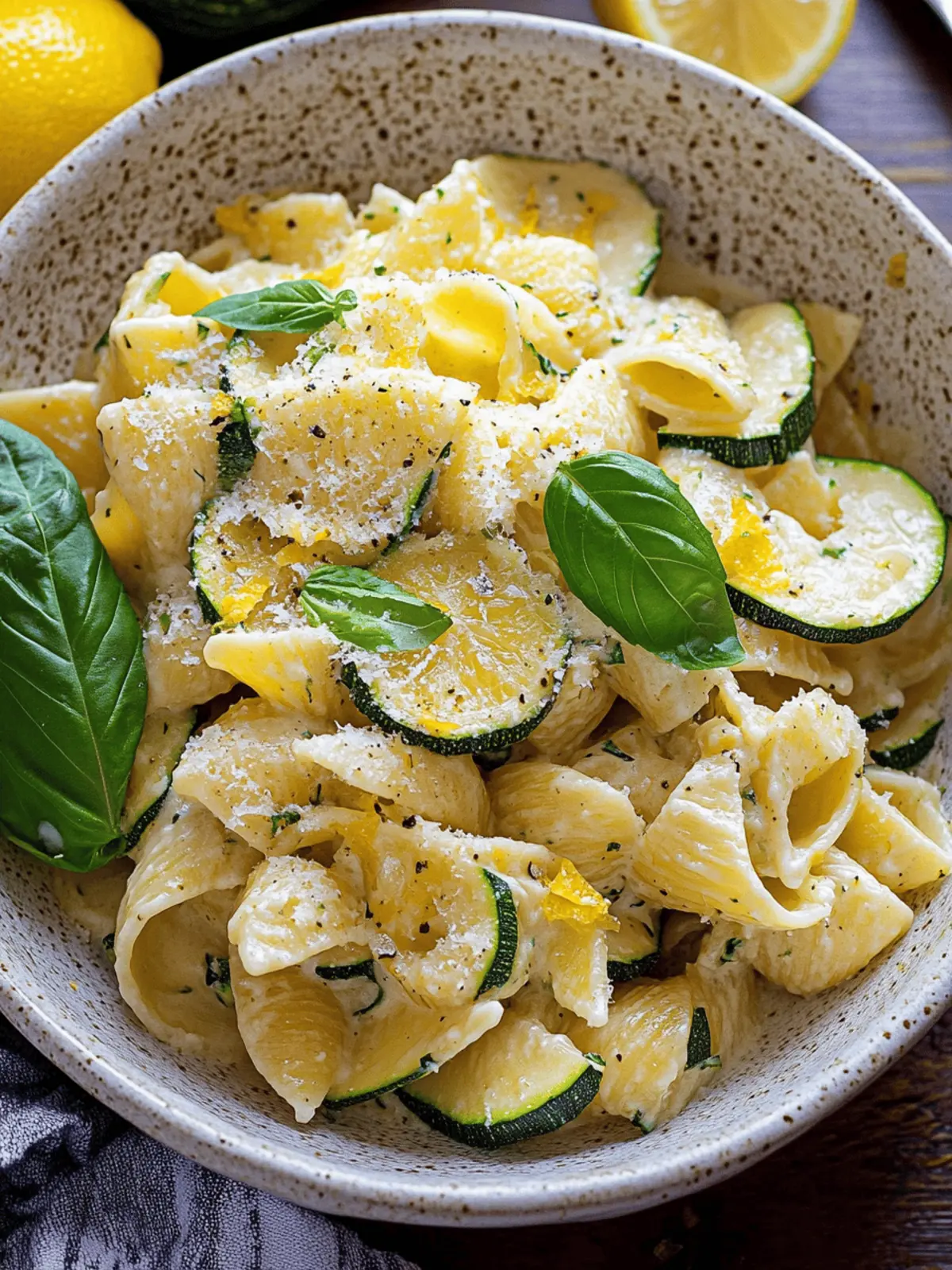 Lemon Ricotta Zucchini Pasta