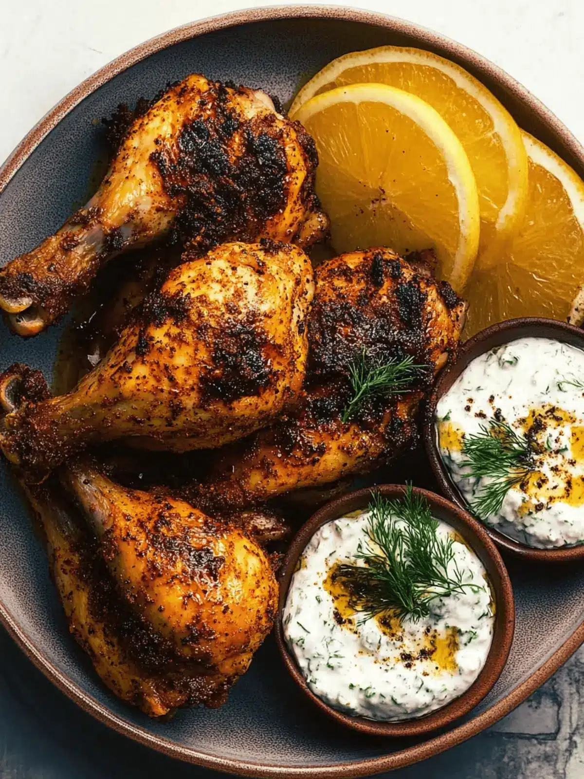Spice Up Dinner: Harissa & Sumac Roasted Chicken with Tzatziki