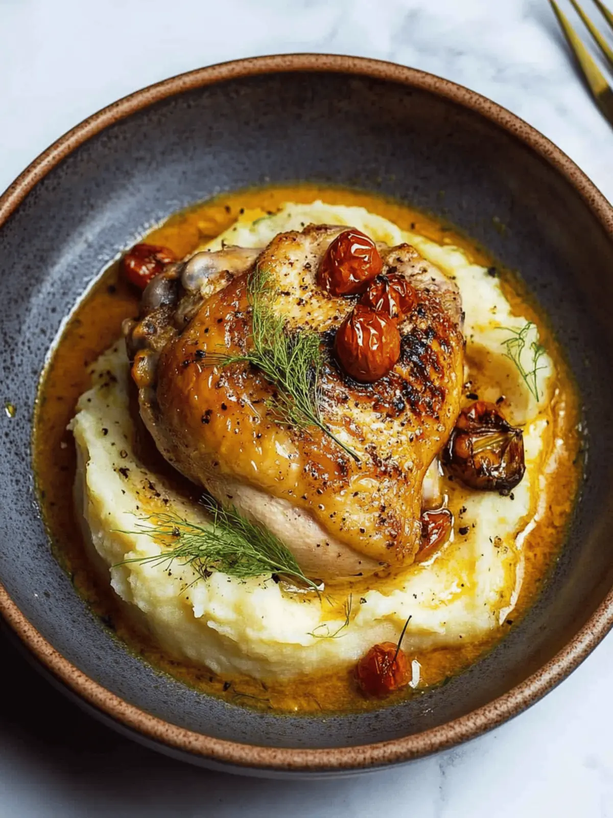 Savory Roast Chicken and Fennel with Creamy Mashed Potatoes 3 Savory Roast Chicken and Fennel with Creamy Mashed Potatoes
