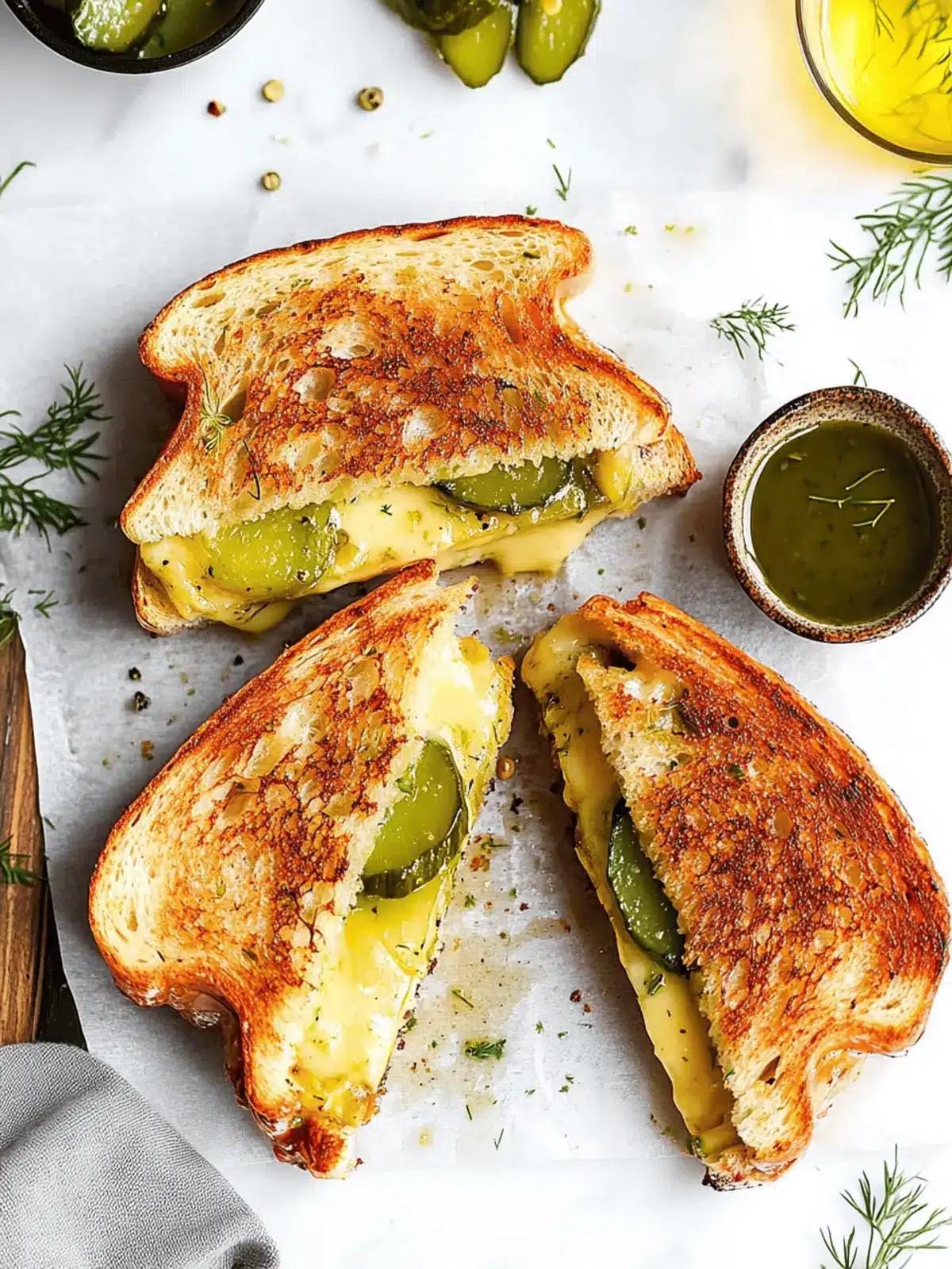 Ultimate Pickle Grilled Cheese: A Tangy Comfort Food Delight