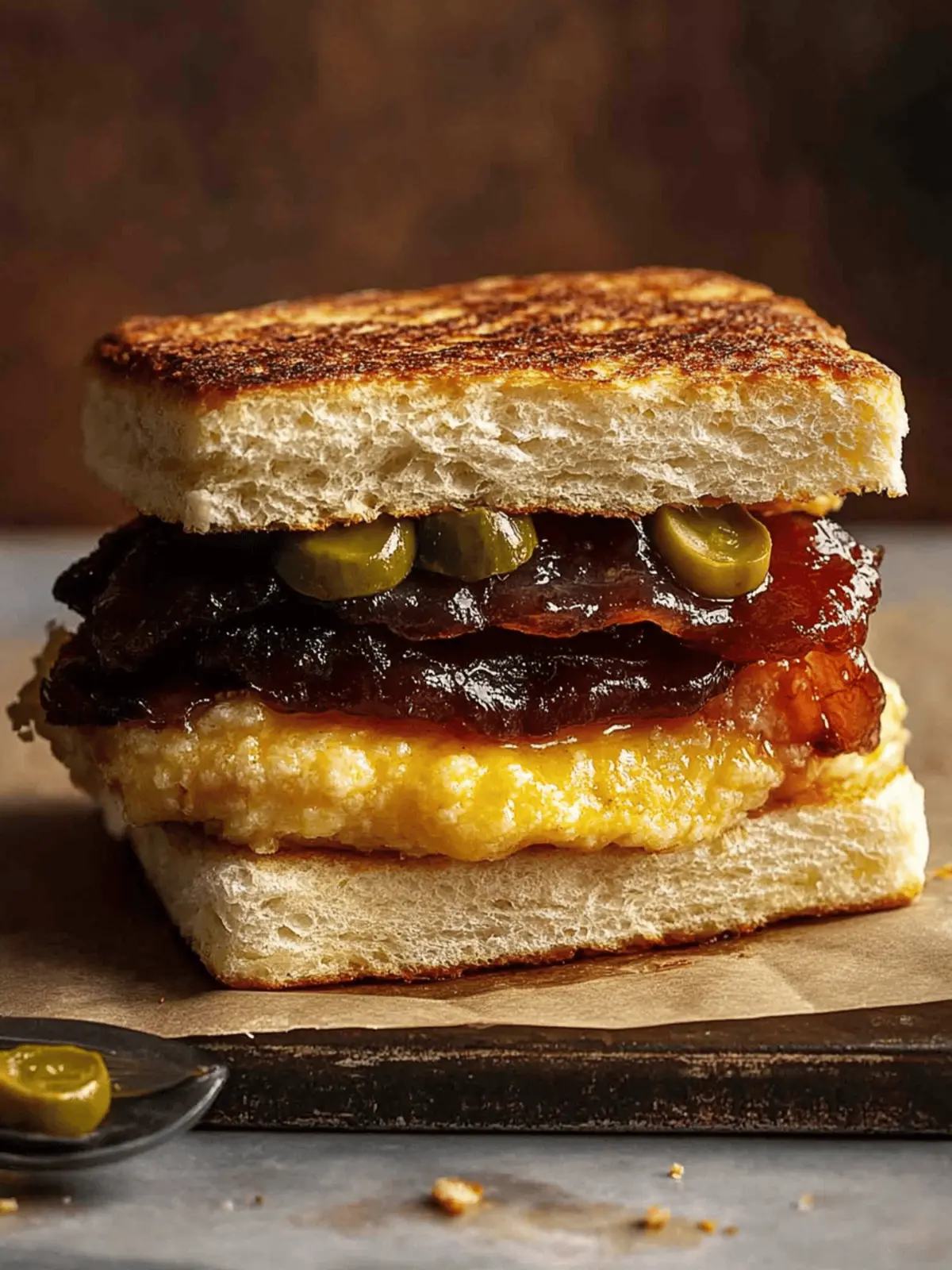 Pork Belly Breakfast Biscuit Sandwich You’ll Crave Every Morning