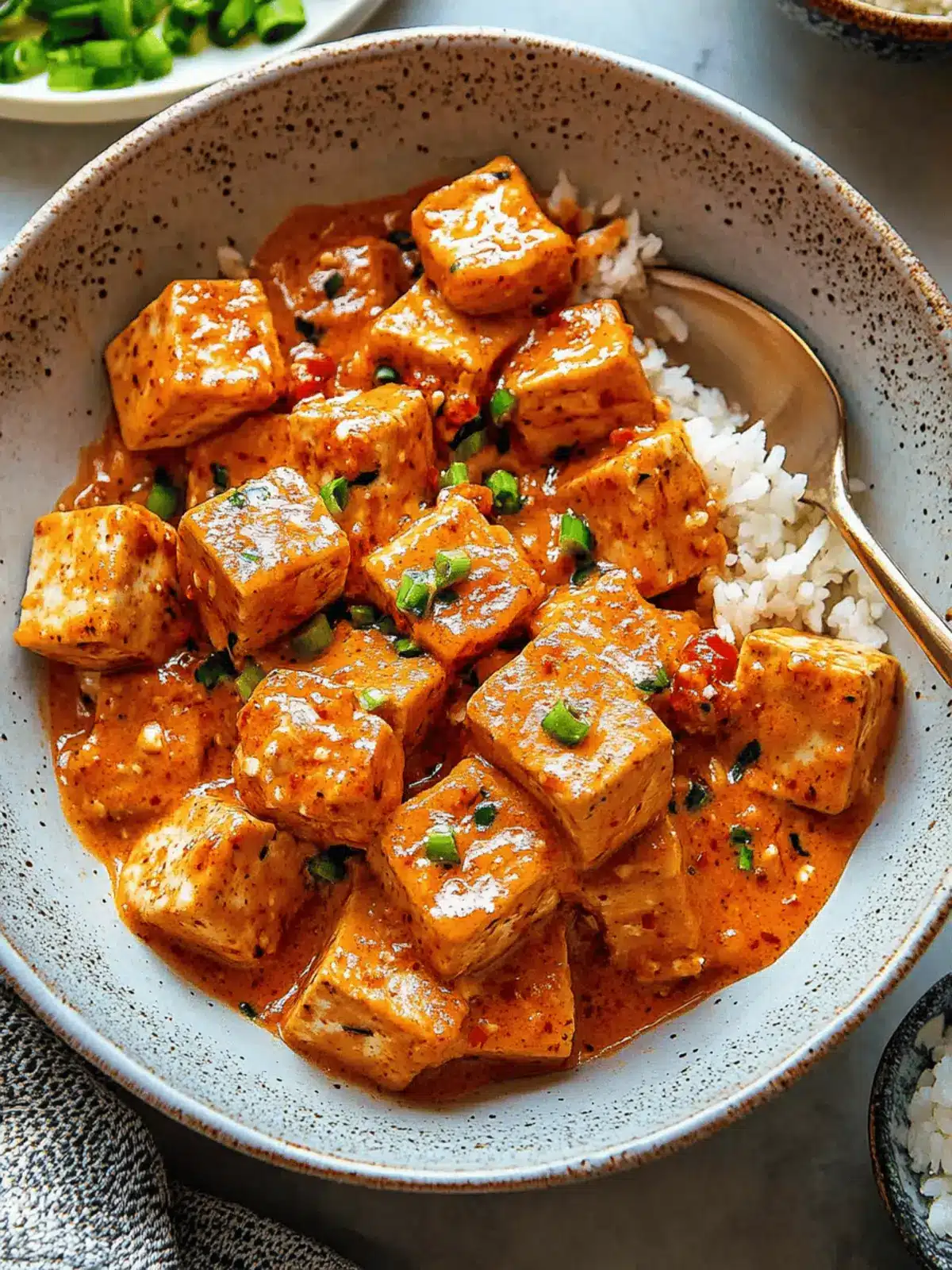 Spicy Tofu with Creamy Coconut Sauce: A Flavorful Vegan Delight 2 Spicy Tofu with Creamy Coconut Sauce: A Flavorful Vegan Delight