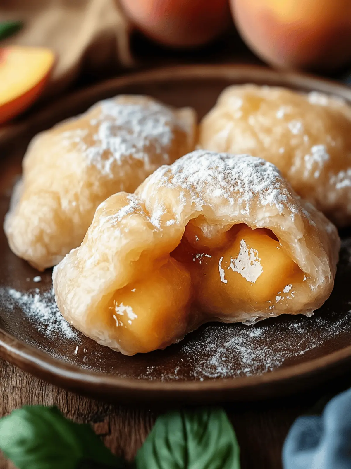 Country Peach Dumplings