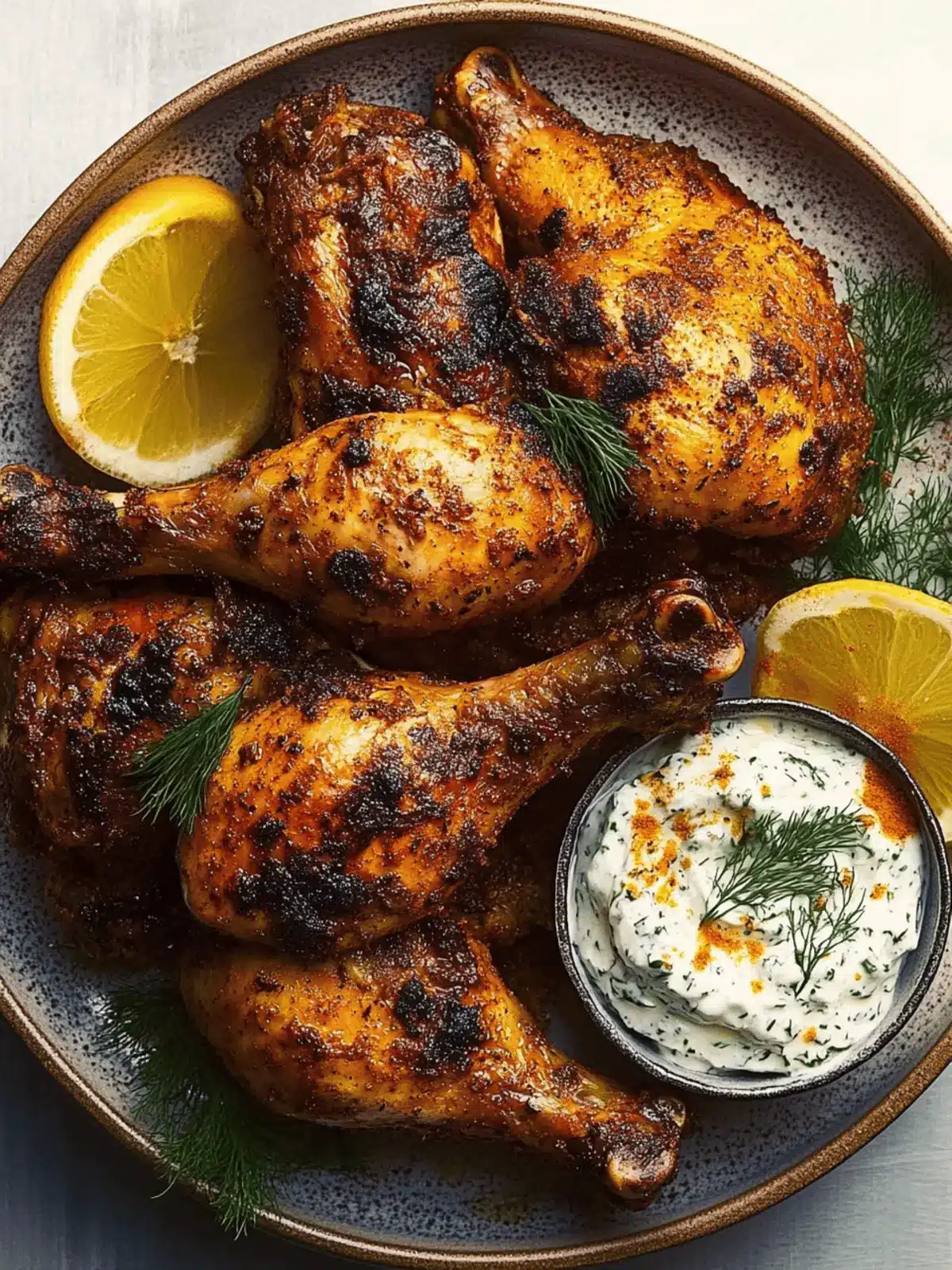 Spice Up Dinner: Harissa & Sumac Roasted Chicken with Tzatziki