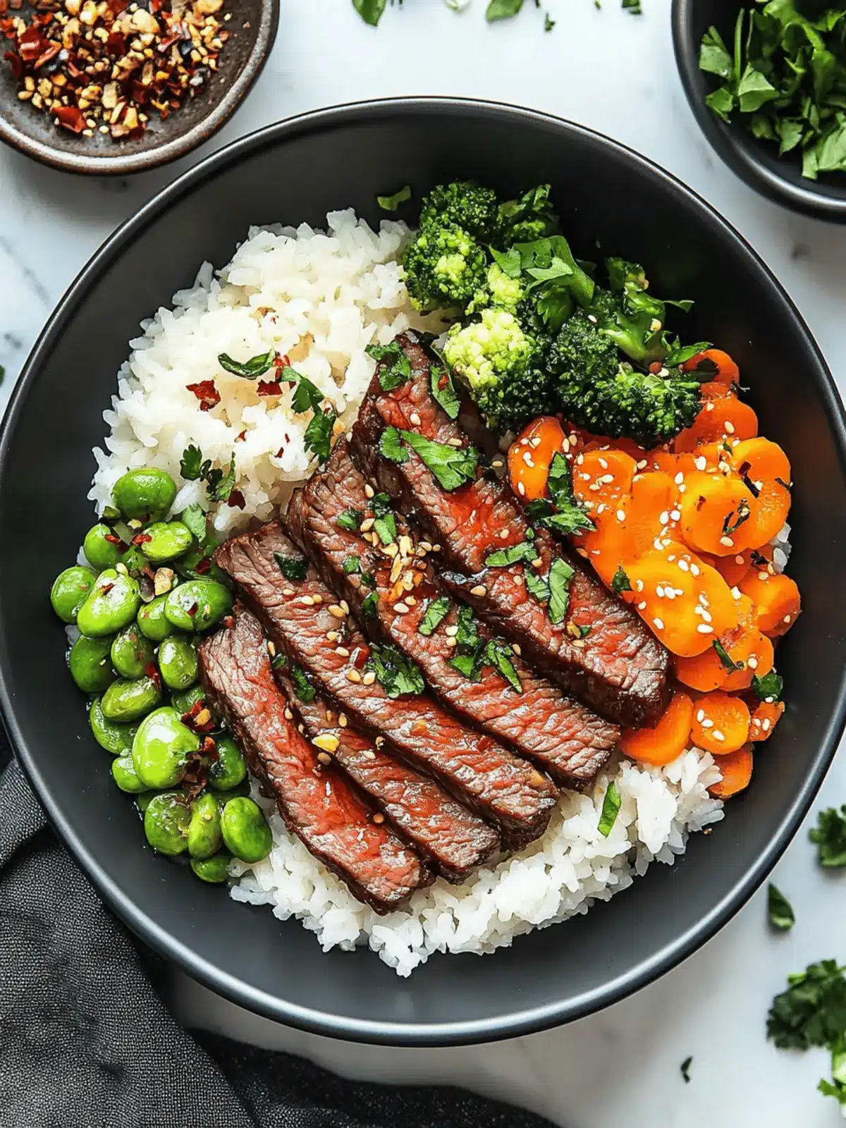 Steak Rice Bowls