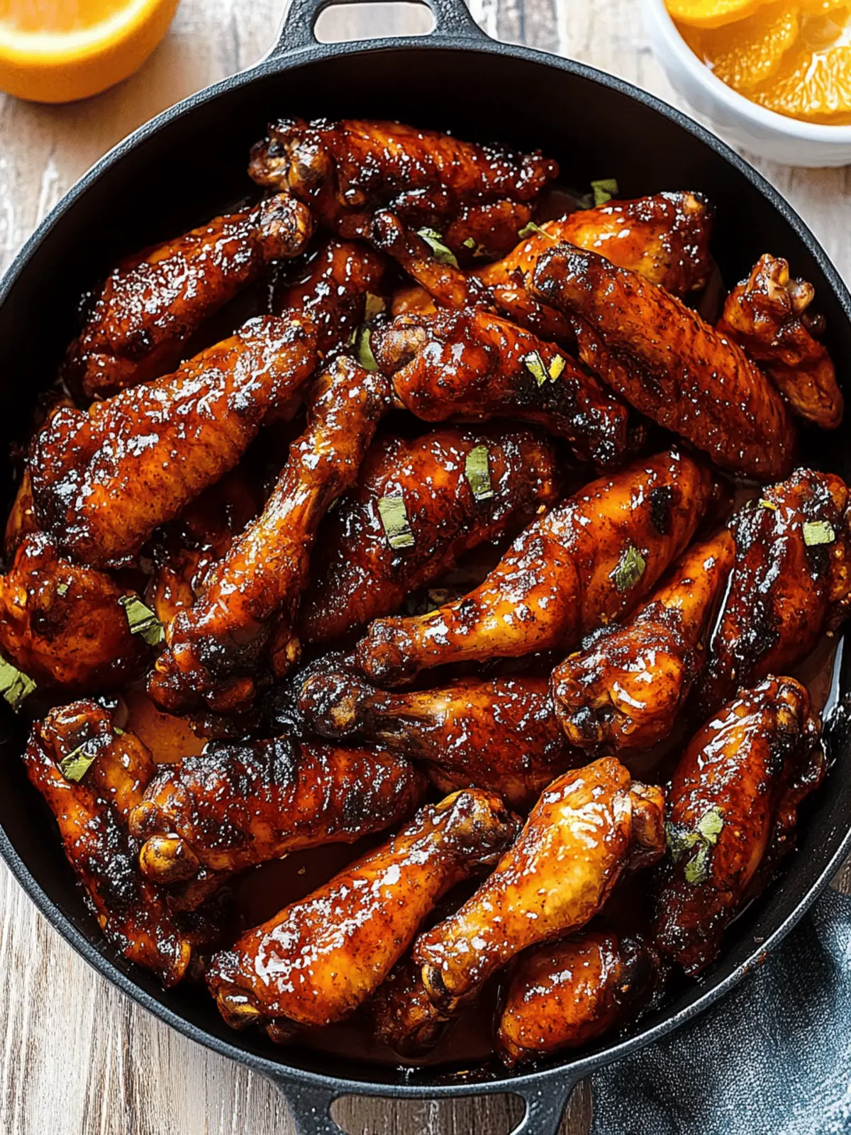 Spicy Orange Chicken Wings