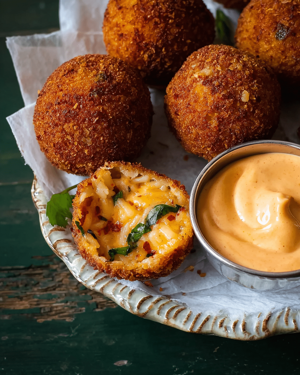 Arancini with Calabrian Chili Aioli