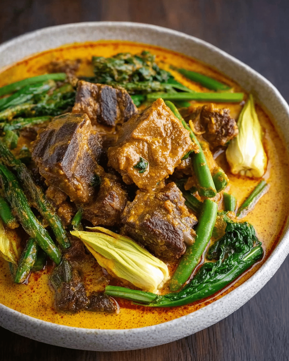 Beef Short Rib Kare Kare