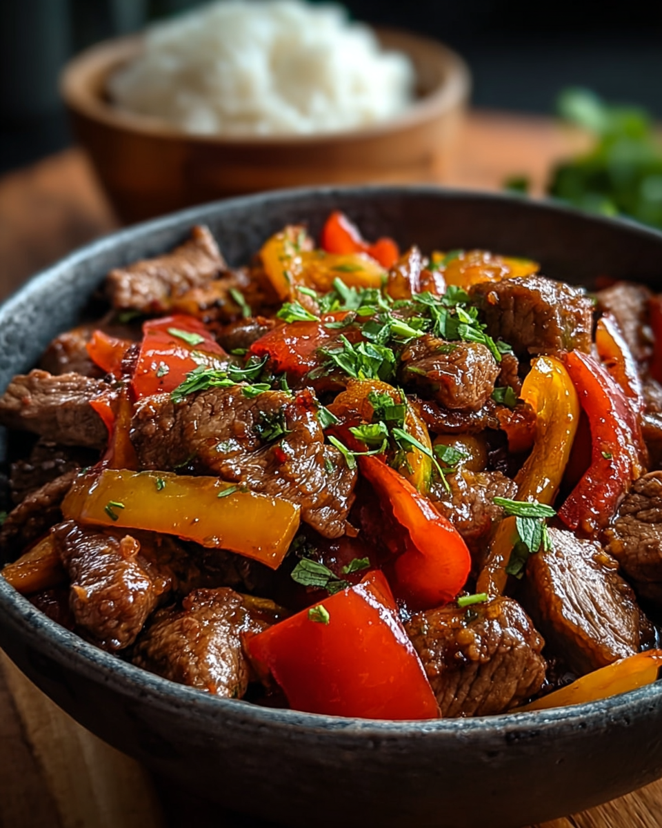 Caribbean Pepper Steak