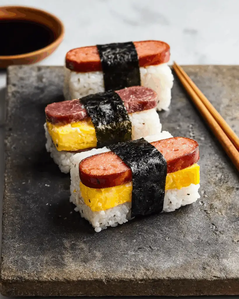 Spam Musubi with Egg