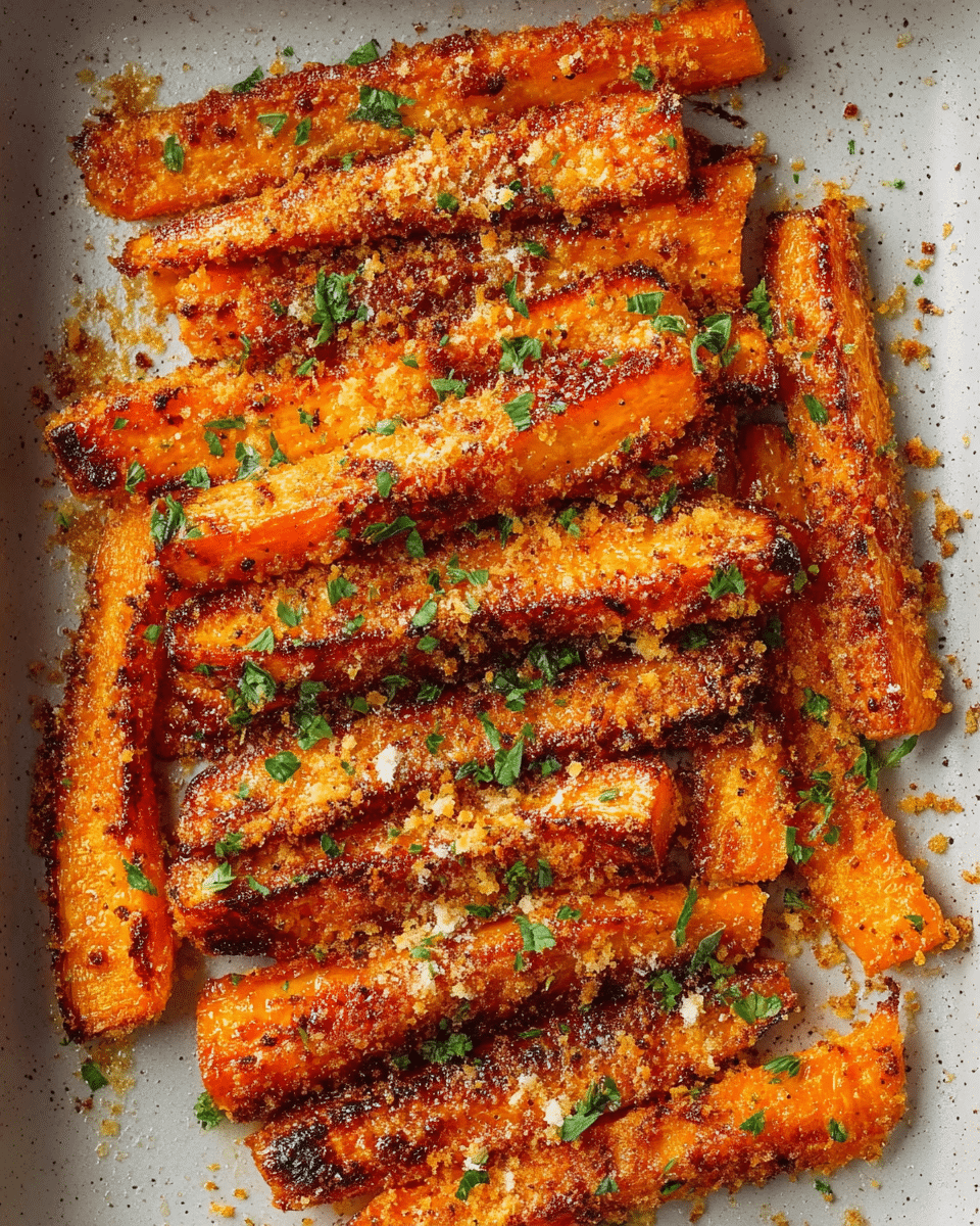 Crispy Parmesan Carrots