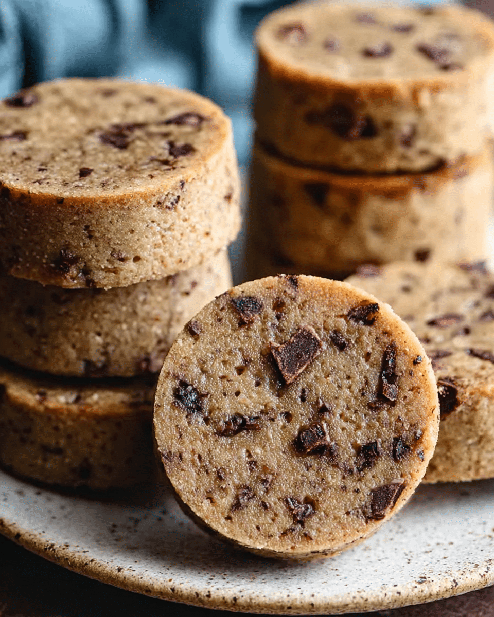 Espresso Chocolate Sablés Cookies