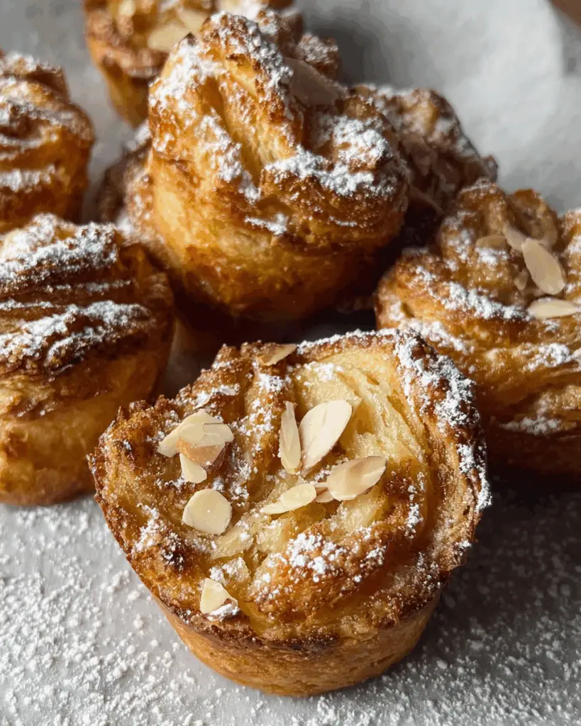 Sourdough Almond Cruffins