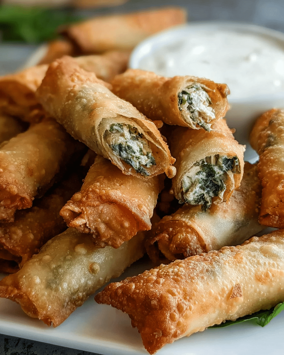 Greek Chicken and Spinach Rolls