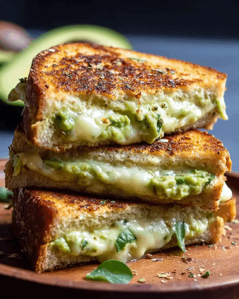 Creamy Avocado Grilled Cheese