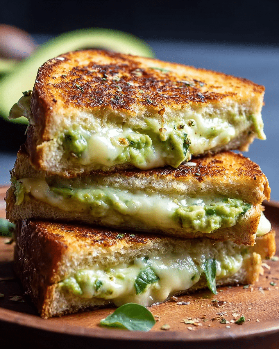 Creamy Avocado Grilled Cheese