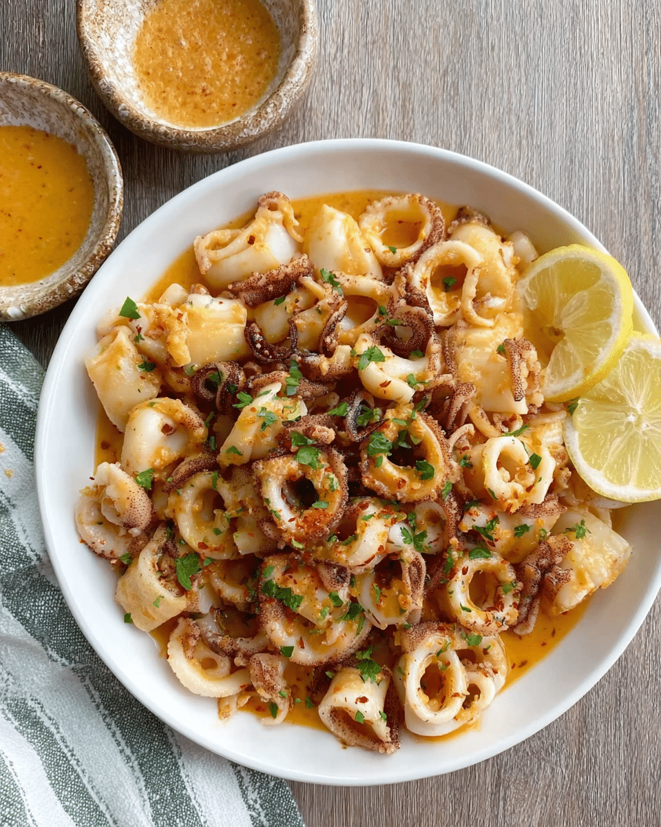 Sauteed Cajun Calamari