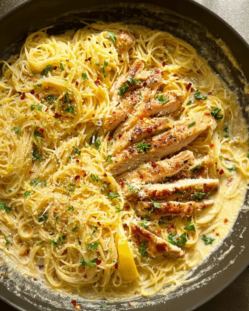 One-Pot Garlic Parmesan Summer Pasta