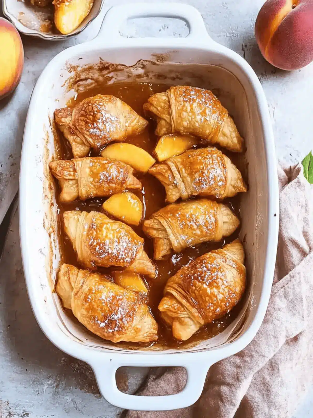 Peach Dumplings